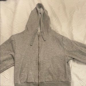 Zip up cropped jacket